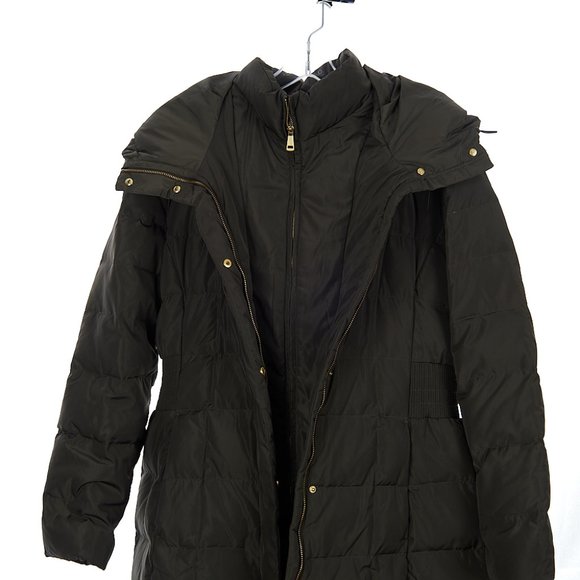 Cole Haan Bib Insert Down & Feather Fill Coat Women's Size XL - Picture 9 of 12
